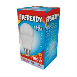 EVEREADY LED GLS 1521lm Daylight ES 10,000Hrs