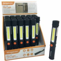 KINGAVON 1.5w COB Pen Light with 1w LED Torch