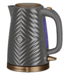 RUSSELL HOBBS 3kW Grey Groove Jug Kettle