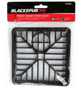 BLACKSPUR Plastic Square Drain Cover