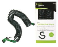 GREEN BLADE 15m Coil Garden Hose