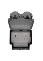 Weatherproof 2g Switched Socket IP66 (E613DB-N) (Thrion)