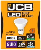 JCB GU10 230lm 3.5 W Cool White Box of 1