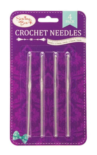 SEWING BOX 4 Pack Crochet Needles