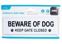 ASHLEY Beware of The Dog Sign