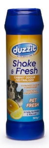DUZZIT 500G Shake & Fresh Carpet Cleaner - Pet Fresh