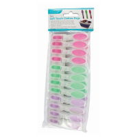 ASHLEY 12 Pack Soft Touch Clothes Pegs