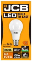 JCB A60 GLS 1520lm warm white E27 3000K BOX