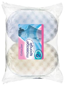 COTTON TREE 2 Pack Massage Sponge