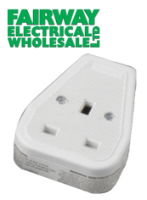 1 Gang White Extension Socket FW