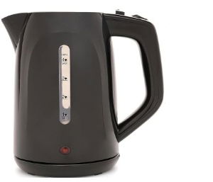 KitchenPerfected 1.1kW 1L Black Jug Kettle