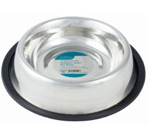 ASHLEY S Non Slip Stainless Steel Pet Bowl