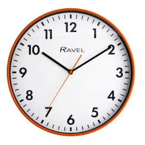 RAVEL 30cm Kitchen Wall Clock Red