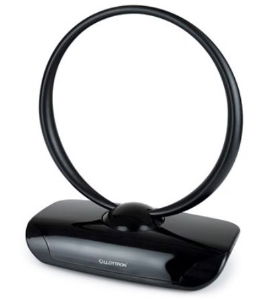 LLOYTRON Active Indoor Loop TV Antena - 50dB Black