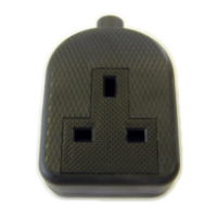  Gang Resilient Extension Socket BLACK (9432B)