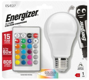 ENERGIZER GLS RGB+W E27