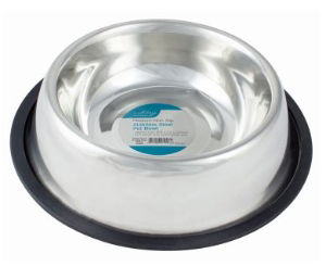 ASHLEY M Non Slip Stainless Steel Pet Bowl