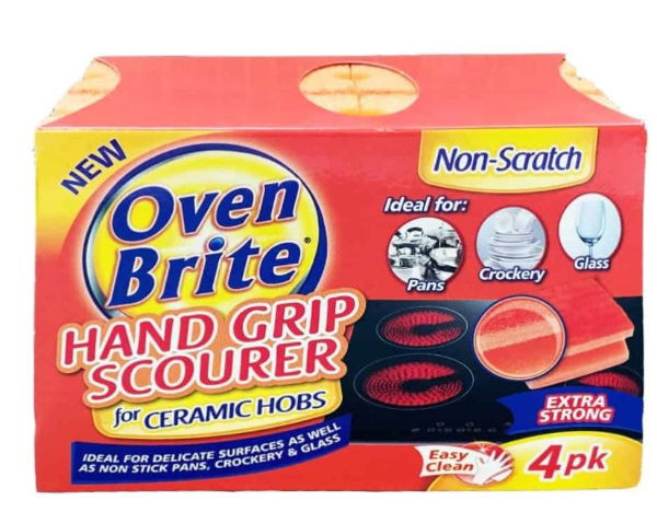 OVEN BRITE 4 Pack Fingergrip Scourer