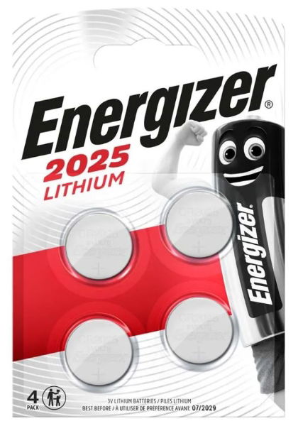 ENERGIZER 3v 165mah Lithium Coin **4 PACK"