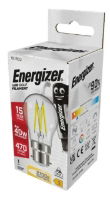 ENERGIZER FILAMENT LED GOLF 470LM B22 WARM WHITE BOX