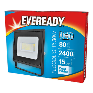 EVEREADY LED 30w Floodlight 2400lm 4000K Cool White