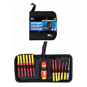 PRO USER 13 Piece VDE Screwdriver Set & Zip Up Carry Case