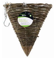 GREEN BLADE 12" Ratten Cone Hanging Basket