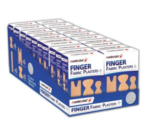 MASTERPLAST Fabric Finger Plasters 24 Pack