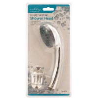ASHLEY Single Function Shower Head Chrome