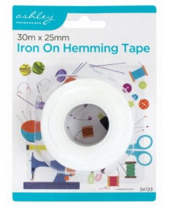 ASHLEY  30 x 25mm Iron Hemming Tape