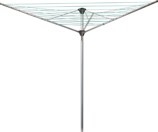 ST. HELENS 3 Arm Rotary Airer 32mm Pole 26m Line