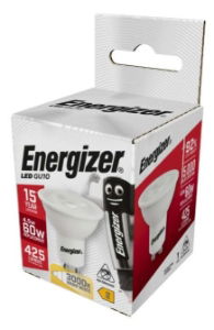 ENERGIZER LED GU10 420LM 36° WARM WHITE BOX