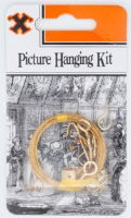 X Picture Hanging Kit Brassed