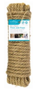 ASHLEY 10m x 10mm Thick Jute Rope