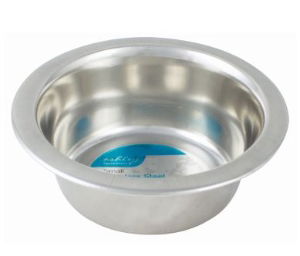 ASHLEY Small Stainless Steel Pet Bowl