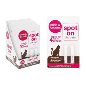 PRIDE & GROOM Spot On Flea & Tick Repellant For Cats