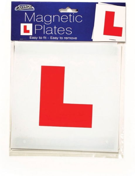 CAR PRIDE 2 Pack Magnetic L Plates