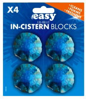 EASY 4 Pack In Cistern Lu Blue