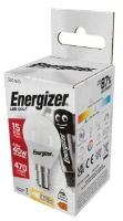 ENERGIZER LED GOLF 470LM OPAL B15 WARM WHITE BOX