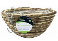 GREEN BLADE 12" Rope Hanging Basket