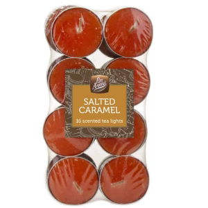 PAN AROMA 16 Pack Tea Lights - Salted Caramel