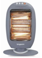 KINGAVON 1200w Oscillating Halogen Heater