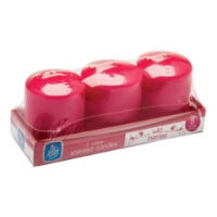 PAN AROMA Set Of 3 Votive Candles Wild Berries
