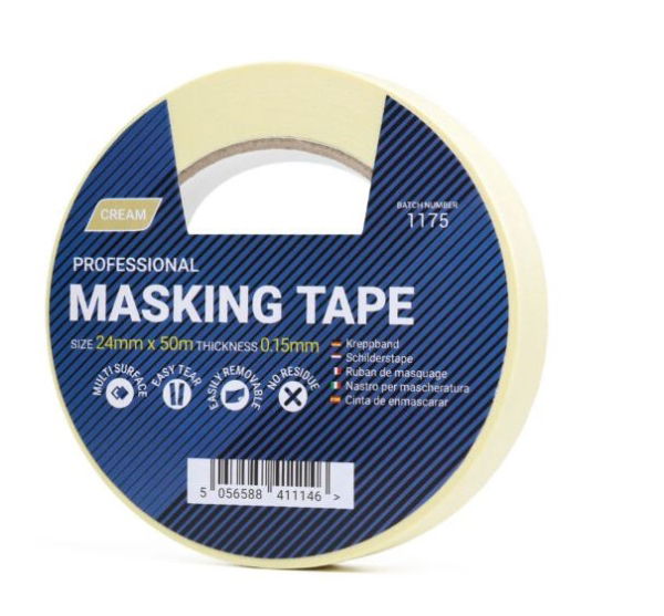 CTIE 18mm x 50m Low Tack Masking Tape