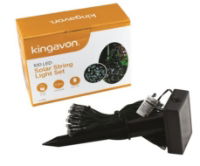 KINGAVON 100 LED Solar String Light Set